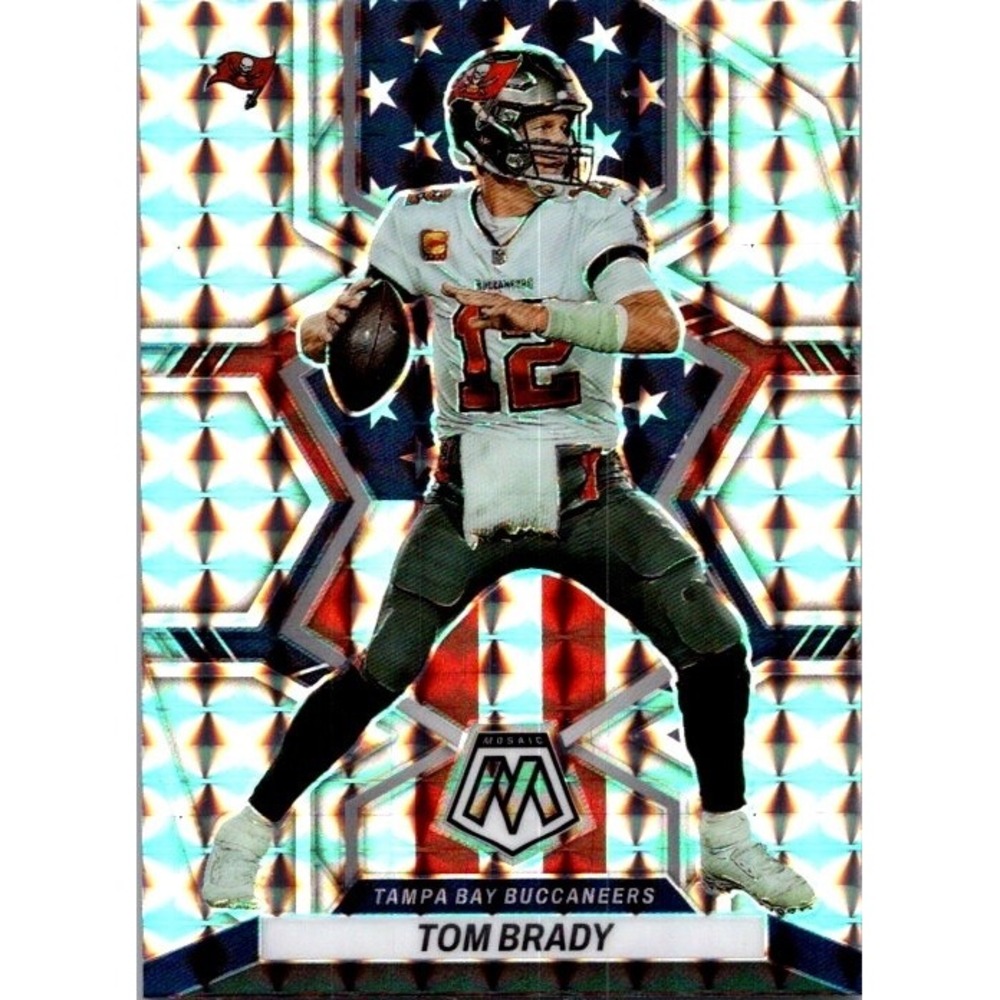 2021 Panini Mosaic Prizm Tom Brady #251 National Pride Tampa Bay Buccaneers
